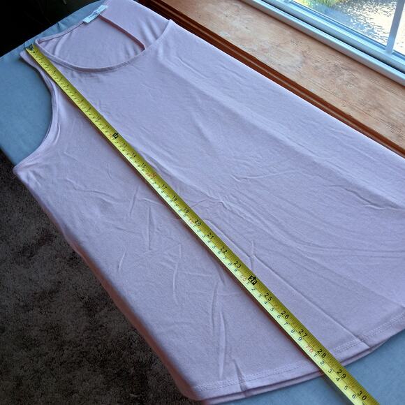 3X Light Green Scoop Neck Round Hem Tank Top Zenana Plus size comfy cool - Picture 12 of 13